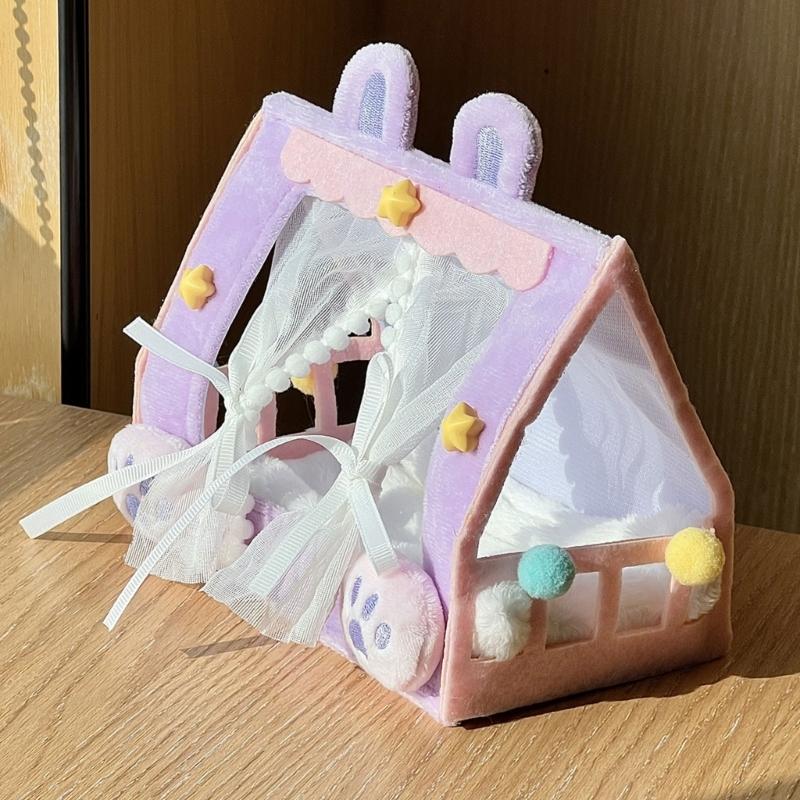 Beliebtes Puppen-Schlafbett Spielzelt Modellfigur für Kinder Rollenspiel Spielzeug Puppenzubehör Szenen-Setting Requisiten