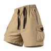 Outdoor IJszijde Ademend Lichtgewicht Sneldrogende Sportshorts voor Mannen Zomer Losse Werkkleding Stijl Vijfkwartbroek