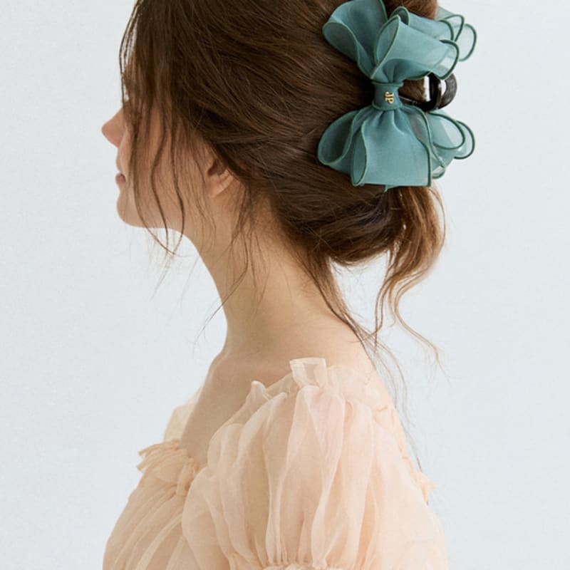 

Jean Paul Clarisse Organza Ribbon Clip JP-24-381CC Blue