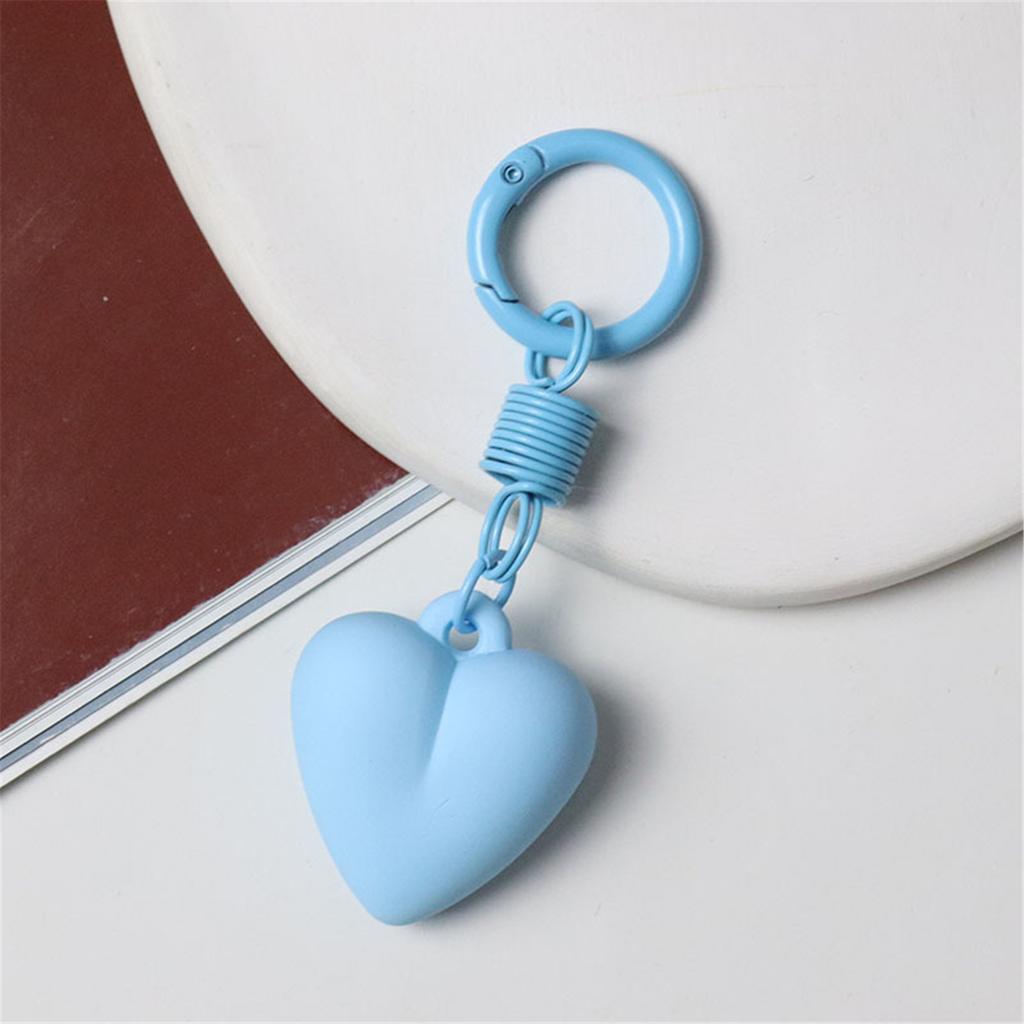 Heart Keychain Creative Keyrings Korean Styles Keychains Backpack Hanging Ornaments Car Key Rings for Bag Decoration