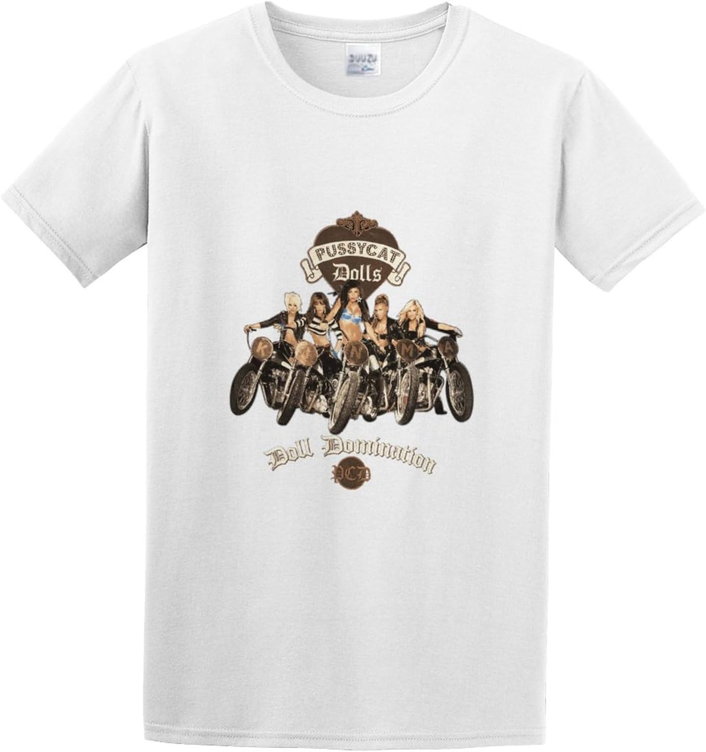 Unisex T-Shirt Pussycat Dolls Doll Domination M белый