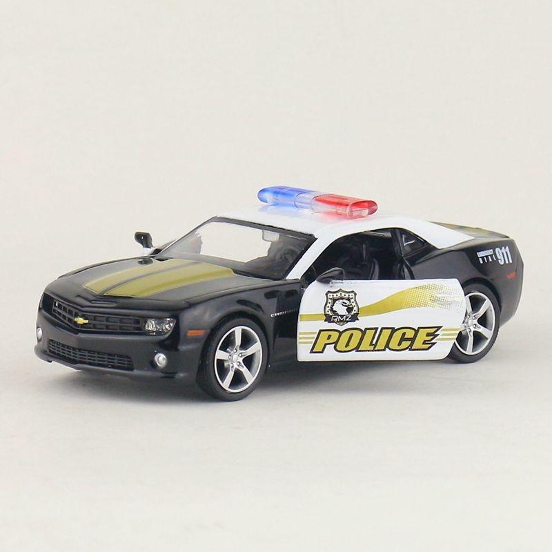 Car Model Alloy Camaro Bumblebee Police Car Toy For Kids Collectors