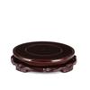 Rotatable Faux Wood Round Display Base