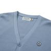 Agent Peek Agp Organic Crop Cardigan Sky Blue
