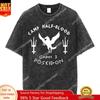 New Camp Half Blood Long Island Sound Percy Jackson T Shirts Men Women Vintage Washed Short Sleeve T-shirt Casual Oversized Tees