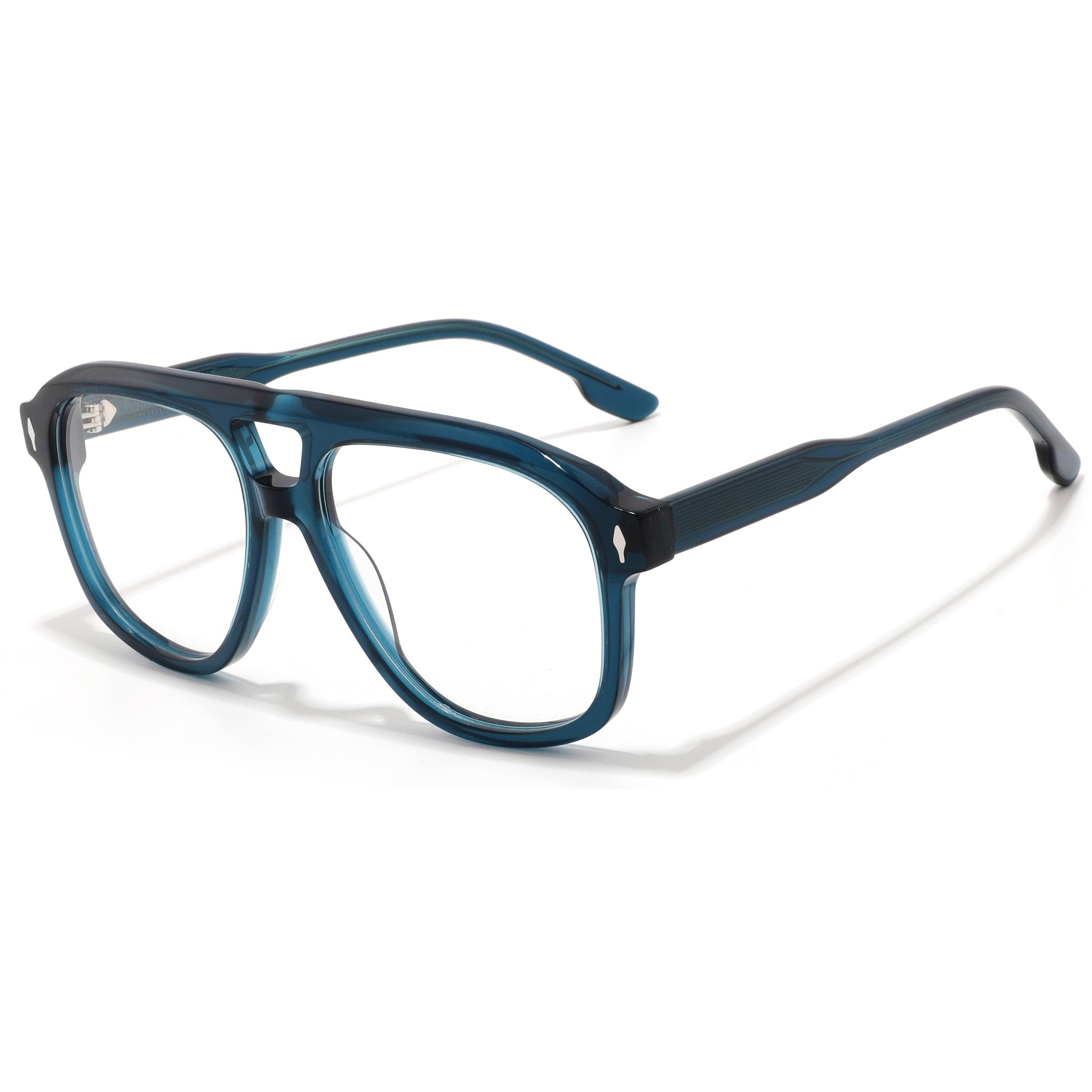 

Luxury Men Optical Frame Oversized Acetate Frames Women Big Size Polarized Sunglasses Brand Pilot UV400 Driving Glasses for Man