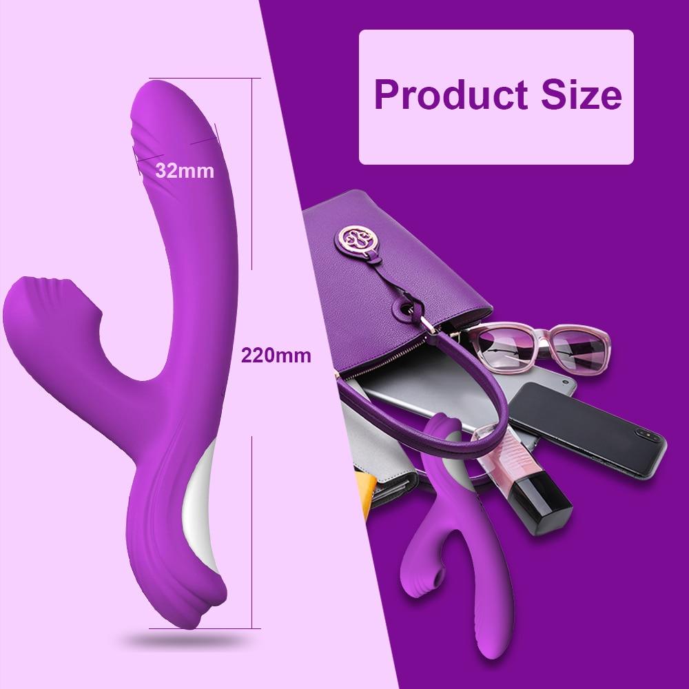 Powerful Sucker Oral Dildo Vibrator Women Penis Clit Clitoris Vacuum Stimulator Female Masturbation Sex Toys