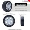 Universal Wheel Replacement for Luggage Suitcase: Leather Caster Rubber Roller Rim Repair Accessories