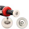 10pcs 25mm Wool Felt Polishing Wheels with Buffer Pad for Electric Grinder, Mini Polishing Kit for Metal, Rust, Oxide Removal