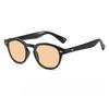 Retro Round Frame Anti-Blue Light Glasses Unisex Outdoor UV-Protective Sunglasses UV400 Ultra-light Eye Protection Eyewear