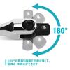 DURATECH Spinner Handle Socket Sizes Overall Swivel Head Detent Ball Torque For Bolt and Nut Tire Motorcycle and Automotive Maintenance 3-Piece Set