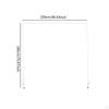 over The Table Rod Stand with Clamps Assembly Required Heavy Duty Holder Metal Balloon Arch