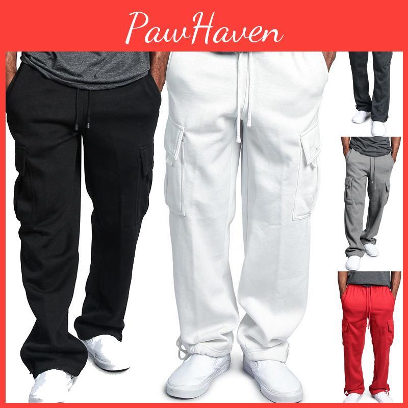 Stylish Mens Sport Pants Long Trousers Comfortable Tracksuit For Casual Workout