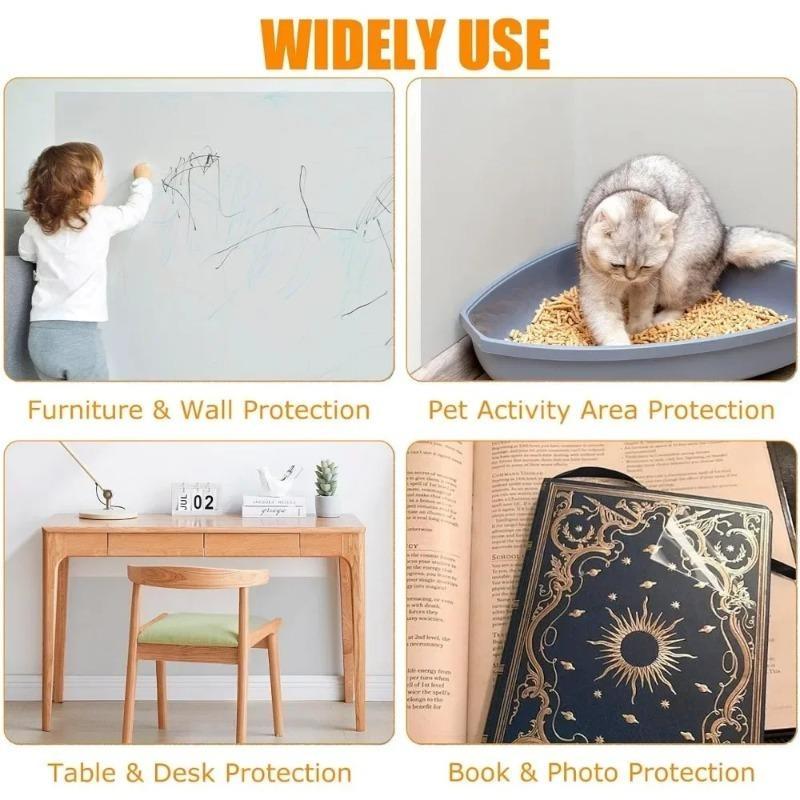 Kitchen Oil Proof Wall Sticker High Temperature Resistant Scratch Proof Static Protective Film Wallpaper Self Adhesive