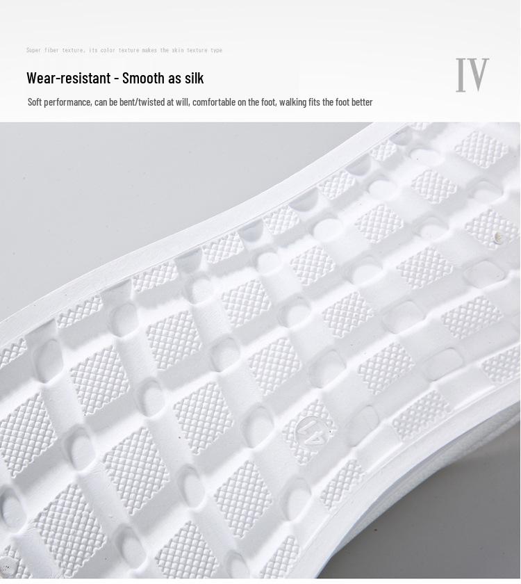 Men's Korean-Style Plus Size Low-Top White Casual Skate Shoes