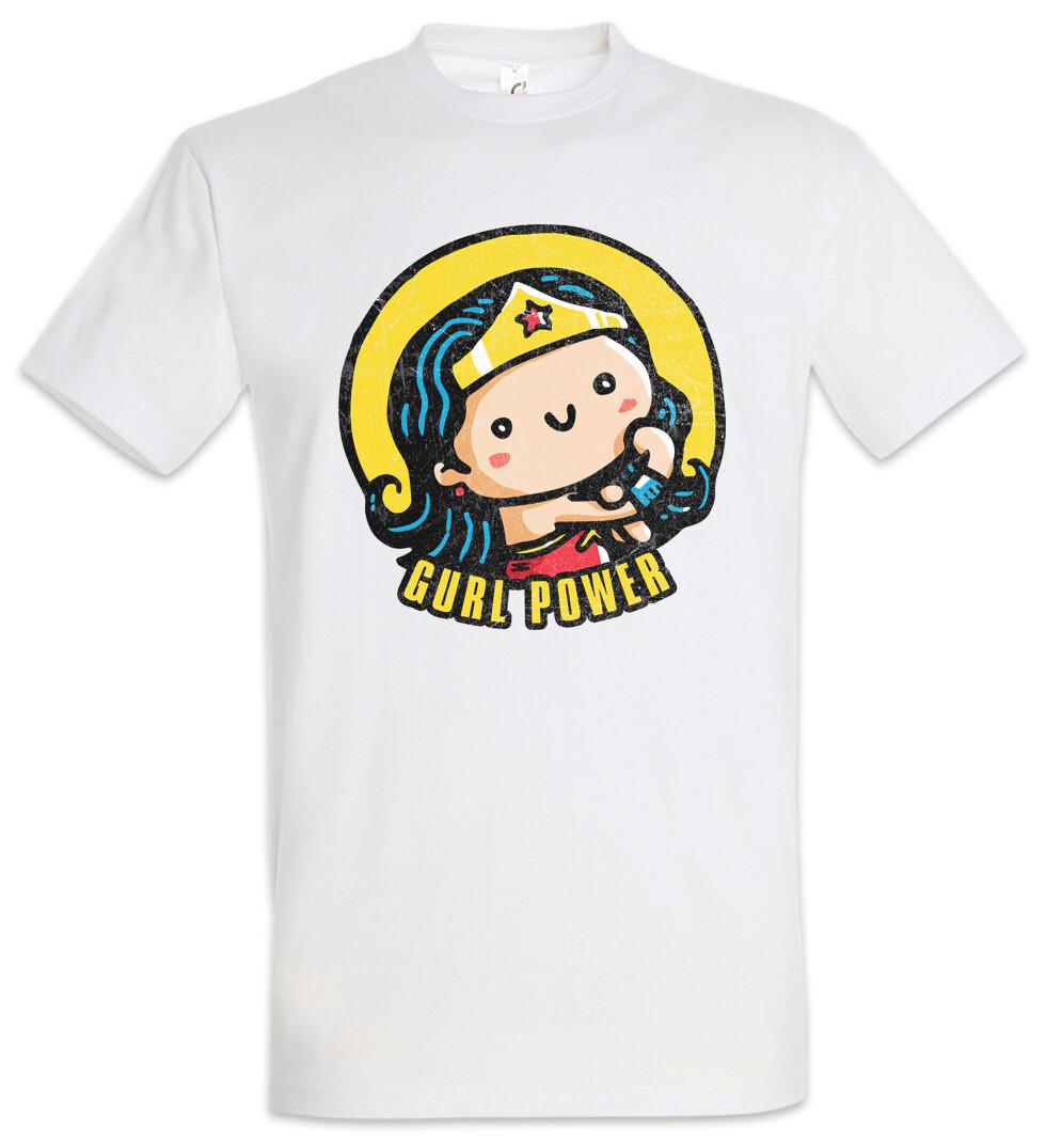 Gurl Power II Herren T-Shirt Girls Wonder Fun Comic Look Girl Woman Hero S
