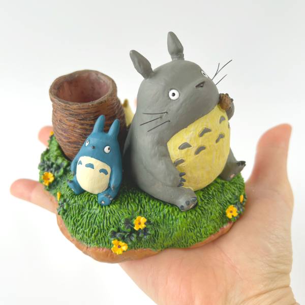 Ghibli goods Tonari no Totoro single flower vase Hito Yasumi (2024) Studio gift ornament stylish cute interior character