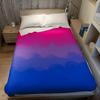 Pink Blue Cloud Layer Flannel Blanket Warm Soft Halloween Christmas Couch Warm Cozy Decorative Decor Gift for All Season