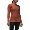 Jordan Sport Half-Zip Quick-Dry Long-Sleeve T-Shirt Women Tops Gray Peach FN5114-209