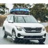 566L Waterproof Rooftop Bag Cargo Carrier with Anti-Slip Mat 6 Door Hooks Zipper Buckle Closure Universal Extra Strap Car Bag