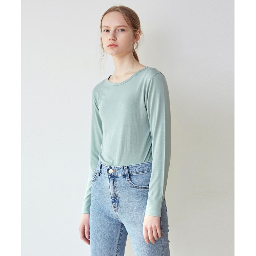 

NICKNICOLE Boat Slim Long SleeveMint