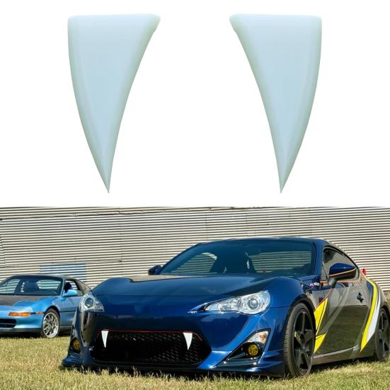 1 Pair Halloween Decoration Car Teeth Waterproof High Temperature Resistant Universal DIY Car Front Grille Ornaments