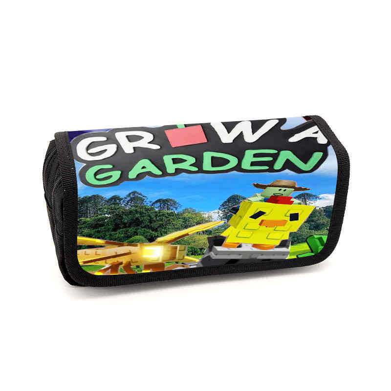 Grow A Garden Planting Garden Pencil Bag Animation Peripheral Storage Bag Stationery Pencil Bag