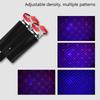 Automotive Roof Interior Atmosphere Light Adjustable Starry Projection USB Powered PVC Material Easy USB Plug Operation