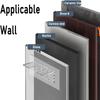 10PCS Triangular Bracket Wardrobe Partition Bracket No Drilling No Marking Adhesive Layered Bracket Holder Strong Adhesive