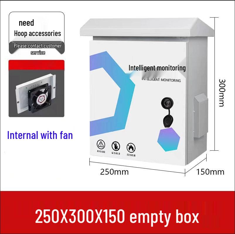 Outdoor Waterproof Surveillance Signal Light Control Box with Pole Mount