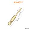 Alloy Steel Screwdriver Bit High Hardness Magnetic