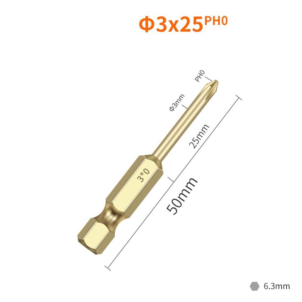 Alloy Steel Screwdriver Bit High Hardness Magnetic