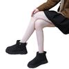 Retro platform snow boots women's autumn and winter new velvet warm Martin boots fur integrated short boots non-slip cotton shoes