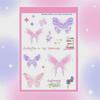Waterproof Realistic Butterfly Tattoo Sticker – Small, Fresh, Aesthetic Cartoon Style, Long-Lasting, Personalized Colors