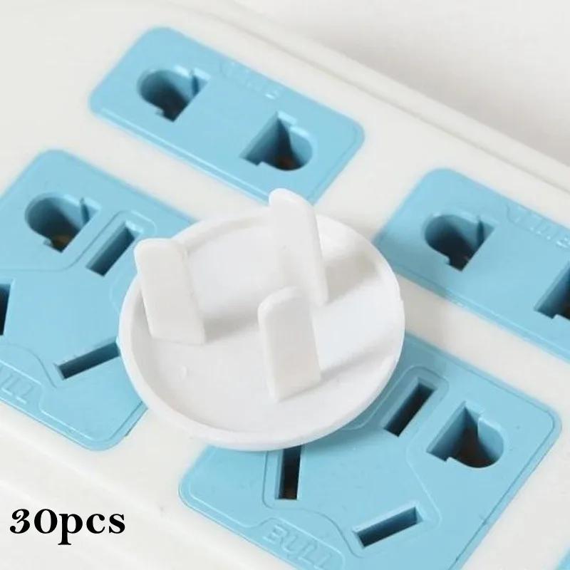 20Pcs Power Socket Electrical Outlet Plug Baby Kids Child Safety Guard Protection Counter Electric Shock Plugs Protector Cover A+