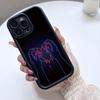 Black Fluorescent Heart Groove iPhone 15/16/17 Pro Max Protective Case