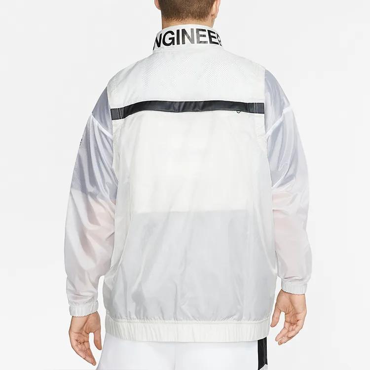 Jordan Jackets Unisex White Stand Collar Thin Other (Unisex) Jackets AT9776 100