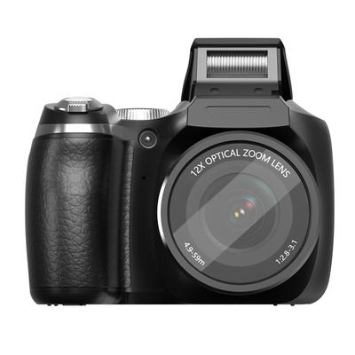 60MP Digitalkamera mit 12x optischem Zoom und 4K-Videoaufnahme für Fotografie, Reisen, Vlogs