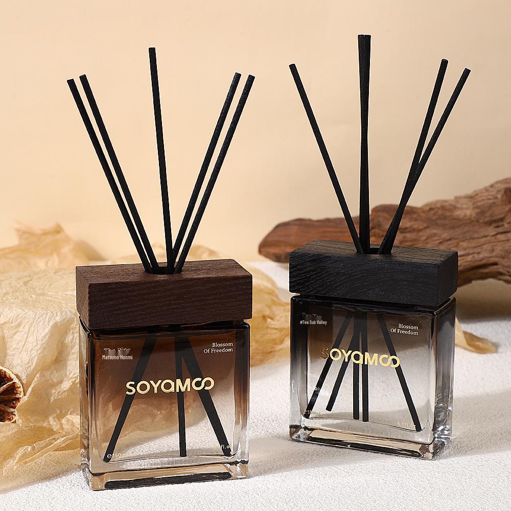 Wilderness Super Fang Flameless Aroma Diffuser: Long-Lasting Hotel Air Freshener with Rattan Sticks & Essential Oils