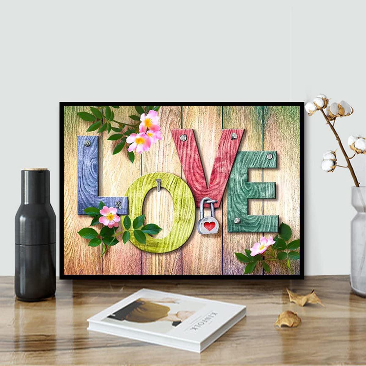 

DIY Алмазная картина Любовь Набор для вышивки крестом Мозаика Искусство Алмазная картина Полный круг/Квадратный алмаз Украшение дома