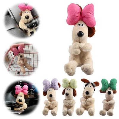 Niedlichen Cartoon Hund Auto Innen Wischer Wischer Dekorative Zubehör Auto Kinder Spielzeug Geschenk Plüsch Puppe Auto Dekoration Ornamente