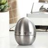 Cute Egg Shaped 60 Minutes Visual Stainless Steel Kitchen Timer Alarm Clock Countdown Reminder
