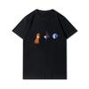 Herre Premium bomull Harajuku T-skjorte Evangelion Asuka Plakat Anime skjorte print T-skjorter Funny Style rundhals bomull T-skjorte Uformelle T-skjorter