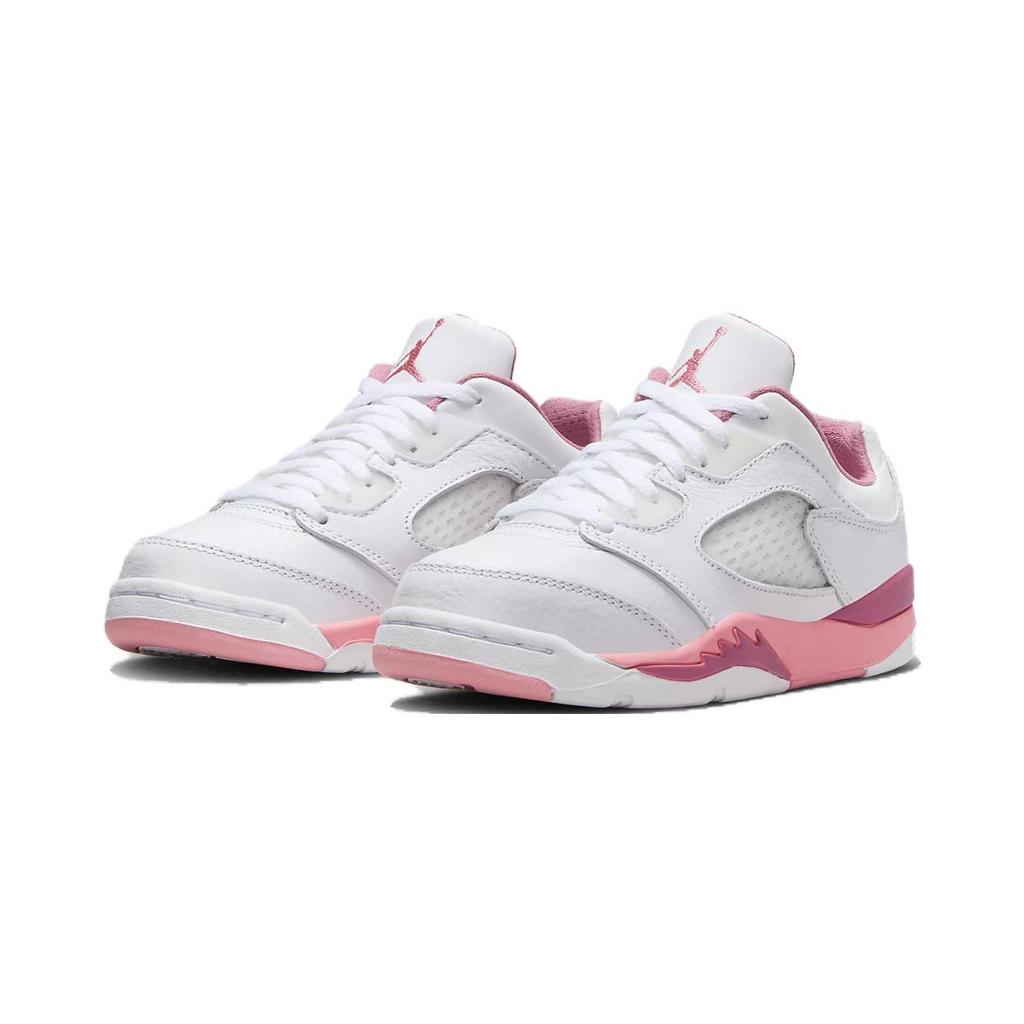 Air Jordan 5 Retro Low PS Crafted For Her Kids Sneakers White Coral-Chalk Desert-Berry DX4389-116