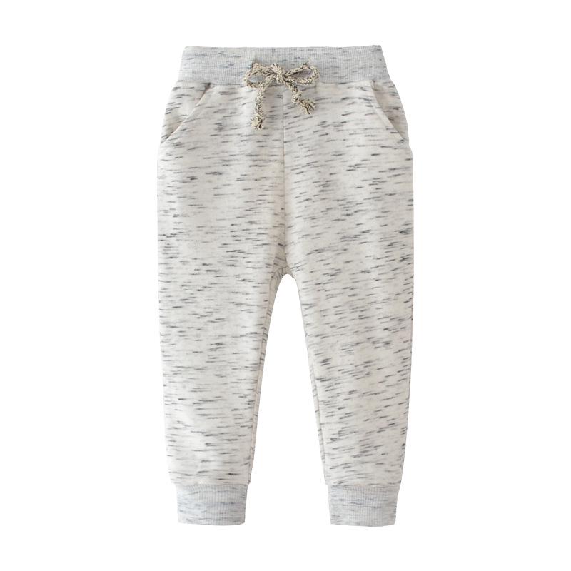 Autumn Winter Boys Knit Terry Cuffed Trousers 130cm