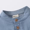 2024 New Boys' V-Neck Short-Sleeve Shirt - Korean Style Summer Casual Top