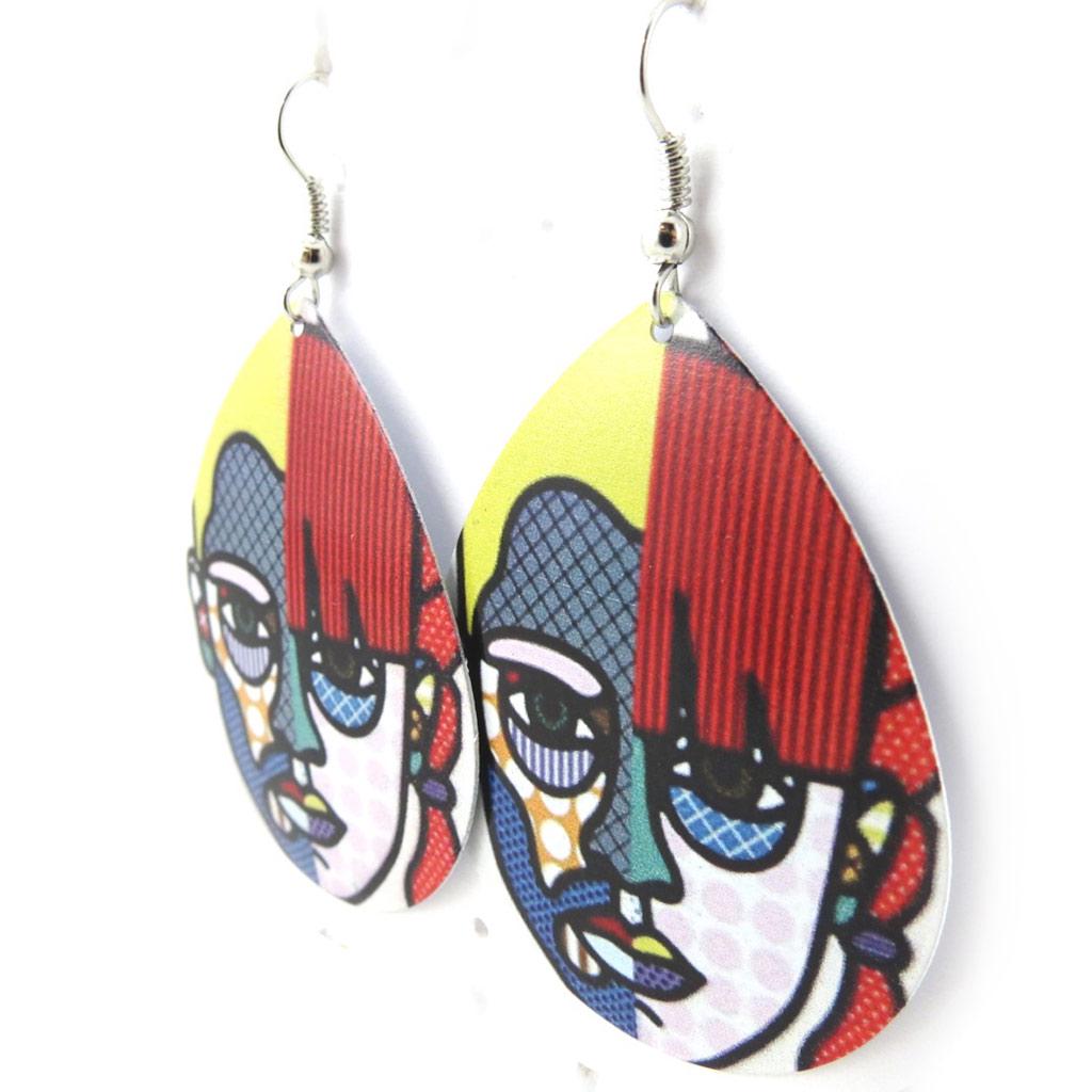 Les Trésors De Lily [N0278] - Designer Loops 'Pop Art' Tutti Frutti