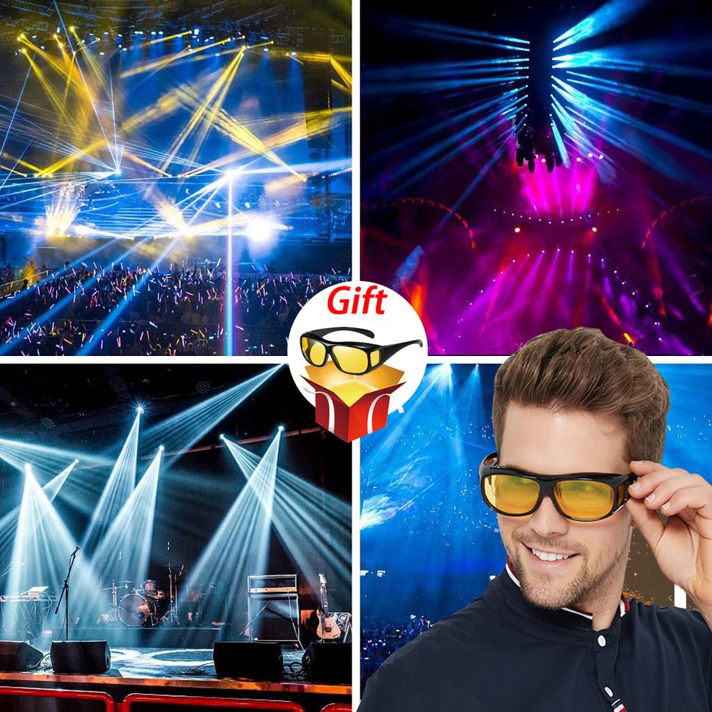 Party DJ Disco Lights Moving Head Beam Stage Bar Lamps 80W Rotating Lamp Dj Disco Led Spot Lights a Wariety of Pattern Light