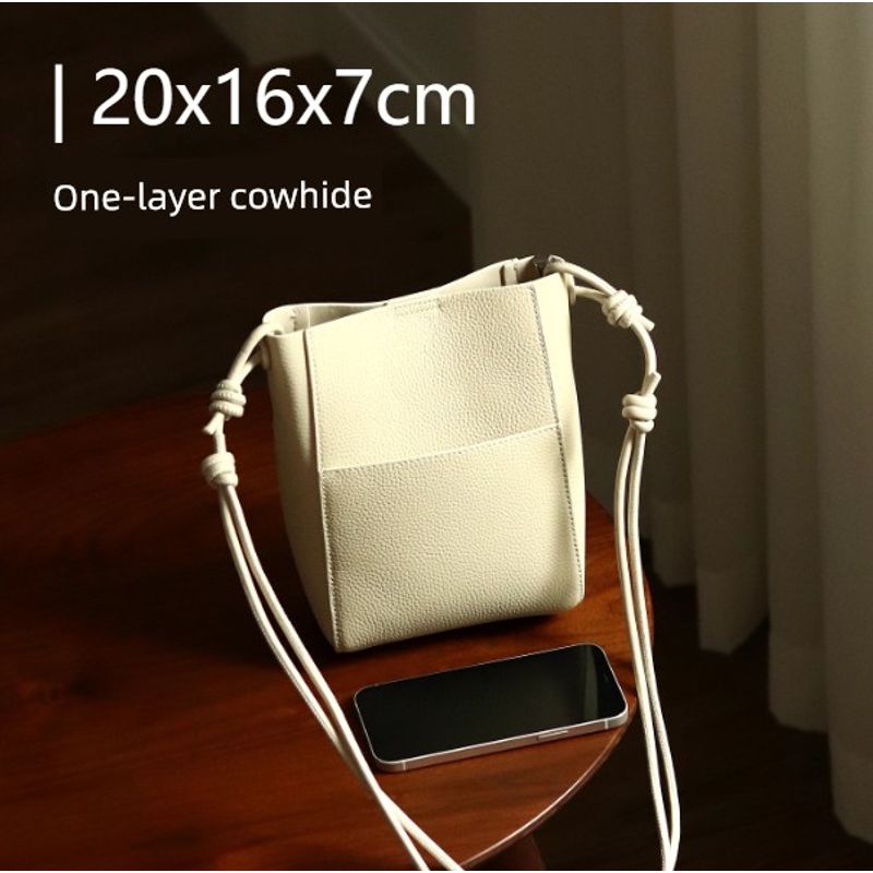 [Clearance Special Offer] First Layer Cowhide Women Bag Genuine Leather Bag Skeleton-Skin