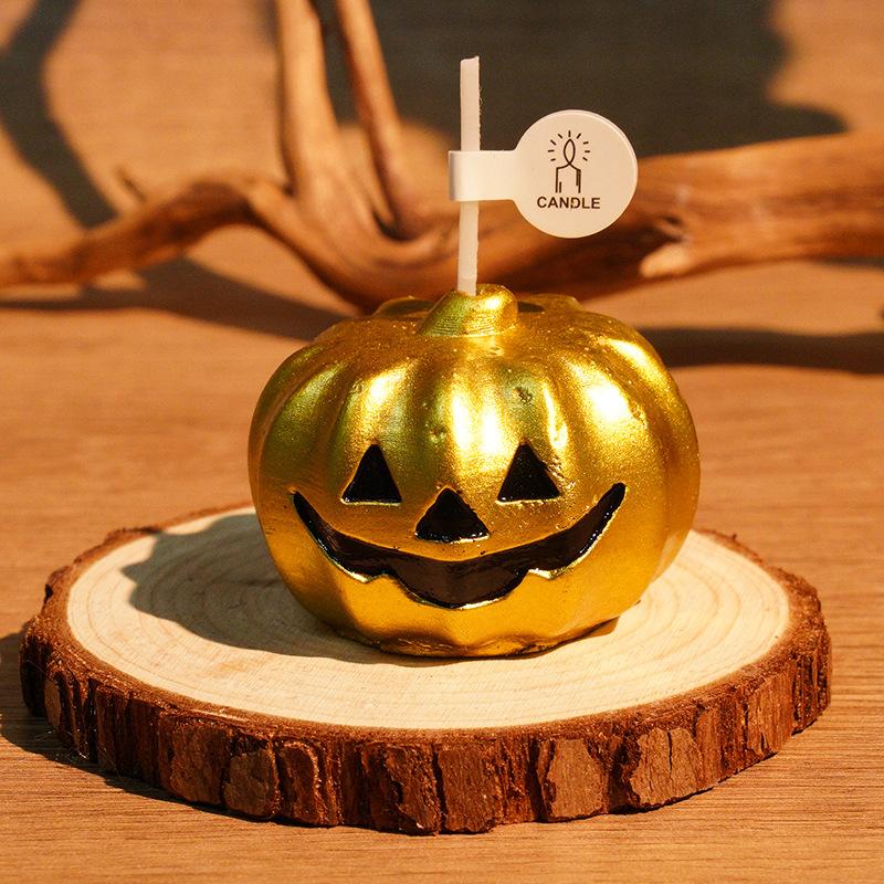 Velas Perfumadas de Abóbora Fantasma de Halloween Velas Criativas de Aromaterapia Decorativas Presentes para Festival Decoração Assustadora para Festa em Casa Vela 3D